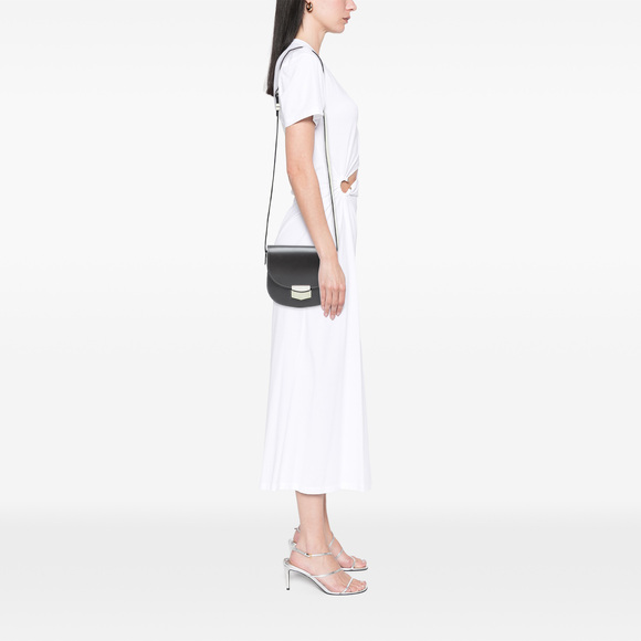 Pre-Loved Celine Small Bicolor Glazed Calfskin Trotteur Crossbody - Picture 7 of 7